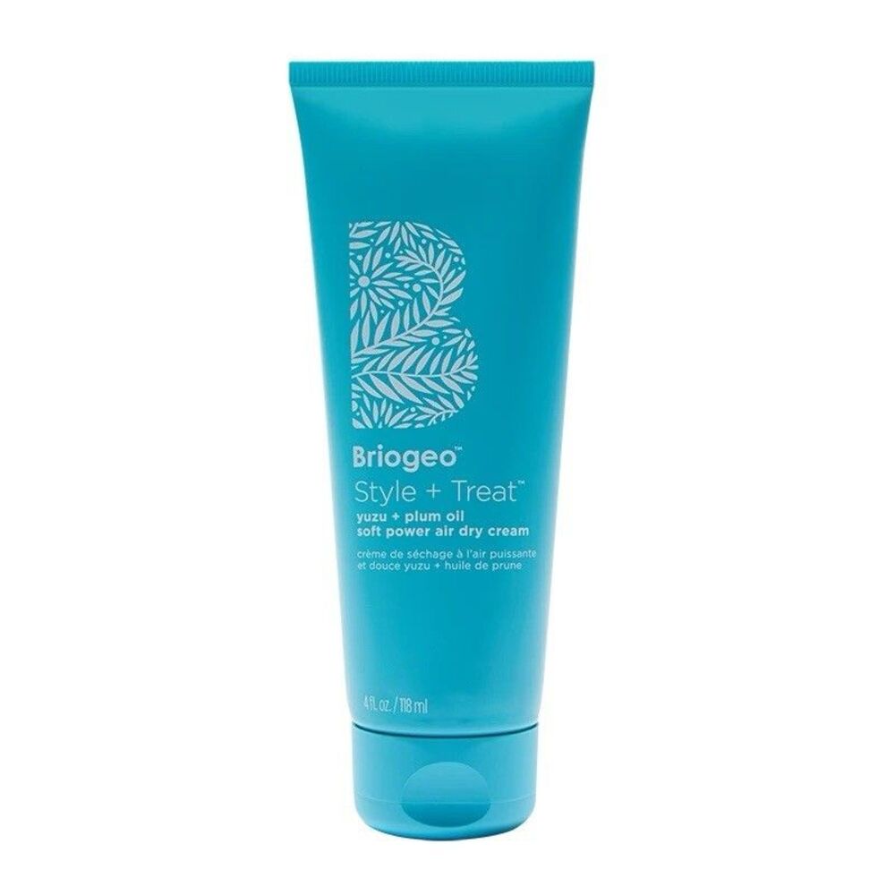 Briogeo Style Treat Yuzu Plum Oil Soft Power Air Dry Cream 4 oz Full Size